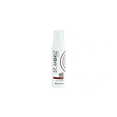 Image of St Moriz Original Extra Large Instant Tanning Mousse in Medium Fast Drying Vegan Fake Tan With Wash Off Guide Colour For Streak Free Bronzed Glow Dermatologically Tested &amp; Cruelty 300ml