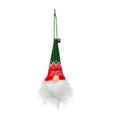 Image of History &amp; Heraldry Light Up Gonk Pre personalised Christmas Hanging Decoration Josh 00269860434