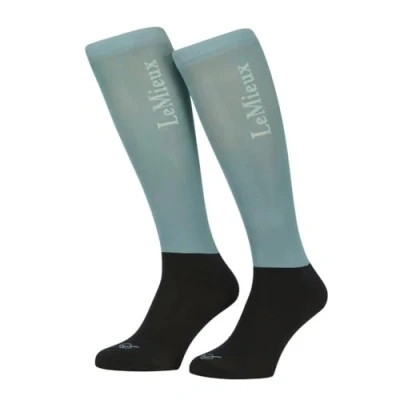 Image of LeMieux My Competition Socks Lagoon (Twin Pack) Medium