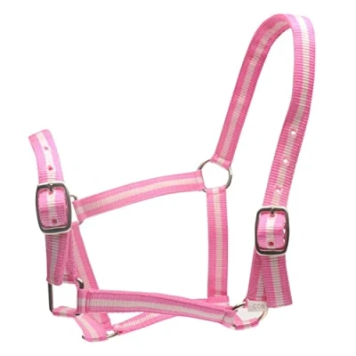 Image of Roma Halter &amp; Lead Set, Pink/Silver, Cob