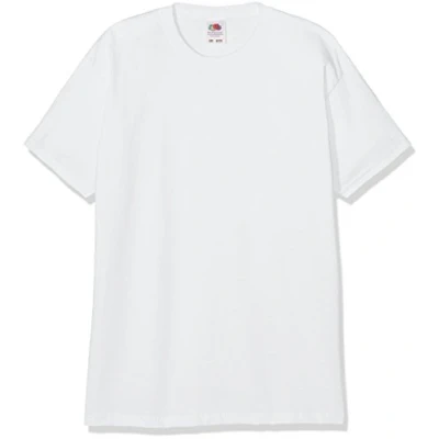 Image of Fruit of the Loom Boys&#039; Valueweight T Kids Shirt, White (White 000), 4 Years