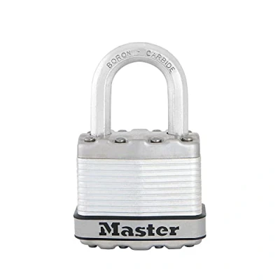 Image of Master Lock M1XKADCCSEN 1 3/4 Inch Wide Magnum Laminated Steel Padlock, 5/16 Diameter, Shackle Clearance,