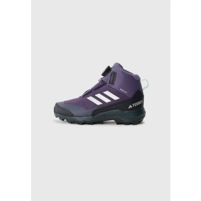 Image of Adidas Terrex BOA Unisex Hiking shoes aurora plum/matte silvercoloured/core black for kids, Size: 4.5 Synthetics/textile