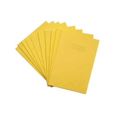 Image of RHINO A4 Exercise Book 64 Page, Yellow, Blank (Pack 50)