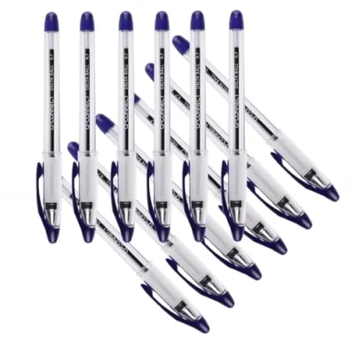 Image of Q Connect Delta Ballpoint Pen Medium Blue (12 Pack)