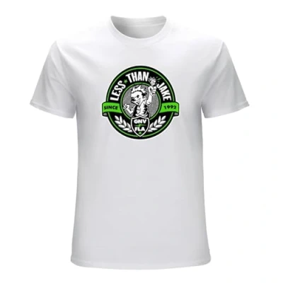 Image of Less Than Jake Crest Logo Mens T Shirt White XL
