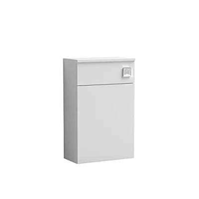 Image of nuie NVF141 Arno Modern Bathroom Floor Standing WC Unit (Excluding Pan and Cistern), Gloss White, 500mm