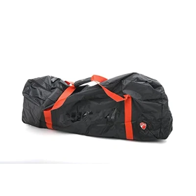 Image of DUCATI Scooter Bag, Unisex Adult Accessories, Black with Red Details, One Size