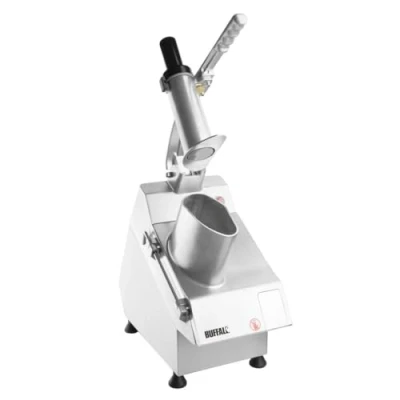 Image of Buffalo 550W Multi Purpose Vegetable Preparation Machine, Silver, Aluminium Alloy Includes Pusher, Brush &amp; 5x Grating/Slicing Discs Commercial Kitchen Rated, CH423