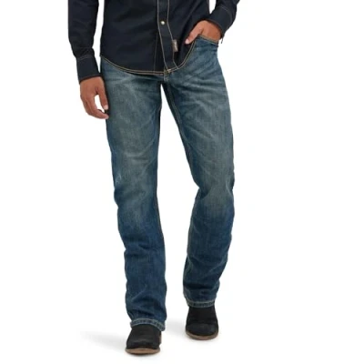 Image of Wrangler Men&#039;s Retro Slim Fit Boot Cut Jean, Layton, 36W x 30L