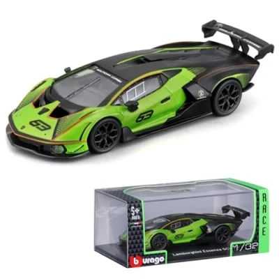 Image of Bburago B18 41161 Lamborghini Essenza SCV12 Super Car Collectible, Red, Medium