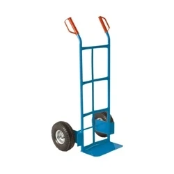 Image of Traditional Tubular Hand Truck Capacity 100kg Blue