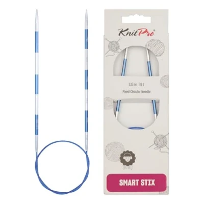 Image of KnitPro SmartStix Circular Needle 60cm 3.25mm 3pcs, Blue