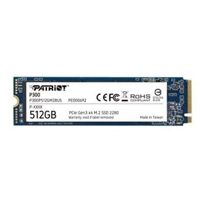 Image of Patriot P300 M.2 Pcie Gen 3 x4 512GB low power consumption SSD