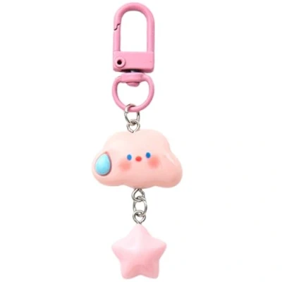 Image of xbiez Cute Cloud Key Chain Charm Portable Star Pendant Bag Decoration Whimsical Keychain for Individuals and Couples