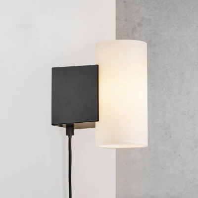 Image of Nordlux Mona LED wall light, dimmer, black