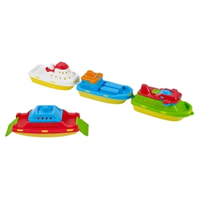 Image of URBN TOYS Set Of 4 Mini Boats