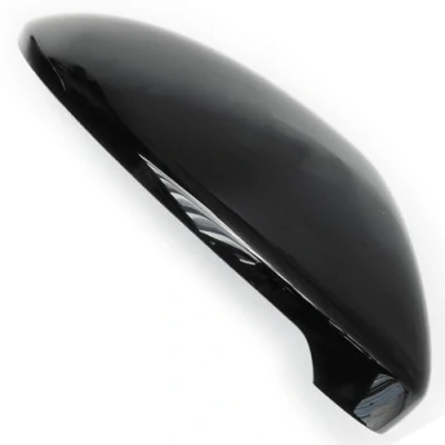 Image of Underground Parts Deep Black Pearl Metallic Painted Door Wing Mirror Cover Cap Right Drivers Side for VW Golf mk7