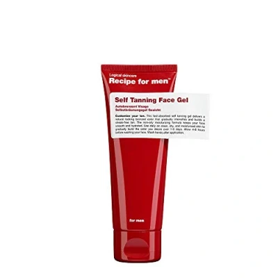 Image of RECIPE FOR MEN Self Tanning Gel Natural Look, Fast Absorbing, Streak Free Bronze, Non Oily &amp; Hydrating, 100 ml