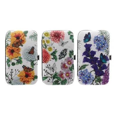 Image of Puckator Butterfly Meadows 5 Piece Manicure Set Nail Care Kit Gift Gifts for Women Men Personal Safe Travel Holiday Essentials Accessories Kits Health Beauty Items Products
