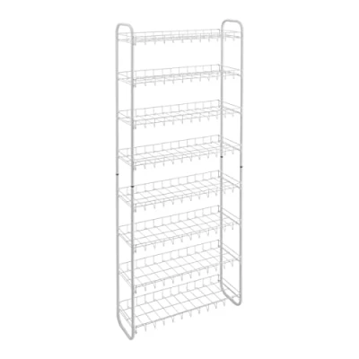 Image of Metaltex Shoe Rack, LDPE Coated Steel, White, 64 x 23 165 cm