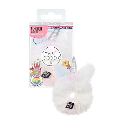 Image of invisibobble Kids Scrunchie Unicorn I 1 x Hair Plush Scrunchies Super Cute Gifts for Girls Accessories Fluffy