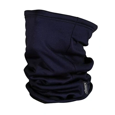 Image of SUB ZERO Winter Neck Warmer 18&quot; Long Super Soft Fleece Thermal Snood Scarf Gaiter Head Over For Walking Running Motorcyclists One Size (Black)