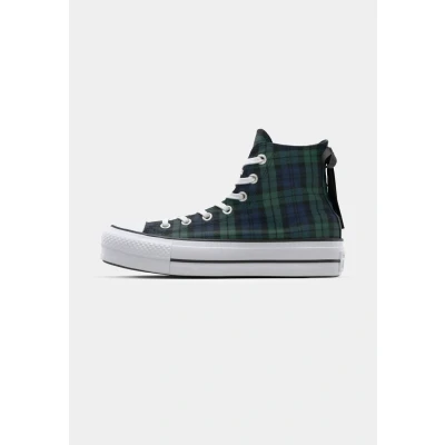 Image of Converse Chuck Taylor ALL STAR LIFT Hightop trainers, Women&#039;s, Size: 6.5, Navy/black/white shoes