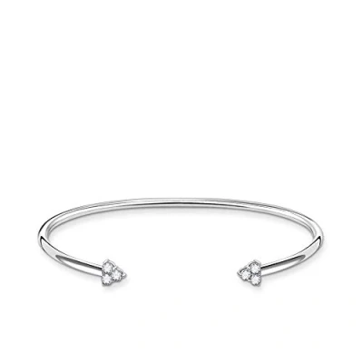Image of THOMAS SABO AR105 051 14 L17.5 Women&#039;s Bangle 925 Sterling Silver, 17,5 cm, Not applicable