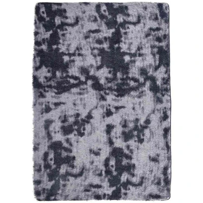 Image of vidaXL Shaggy Rug High Pile NAVARRA Dark Grey 200x290 cm Polyester