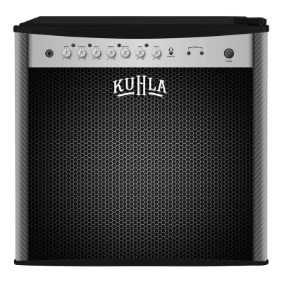 Image of Kuhla Table Top Mini Fridge with Ice Box 45 Litre Adjustable Thermostat, Door Racks &amp; Removable Shelf, Small Drinks Ideal Amp Speaker Black KTTF0E6B 1004