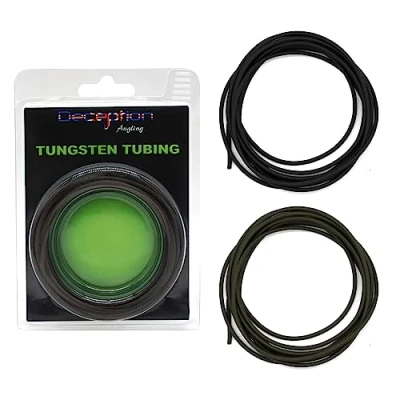 Image of 2m Tungsten Rig Tubing Anti Tangle Carp Fishing Terminal Tackle Heavy Tube (Silt Grey)