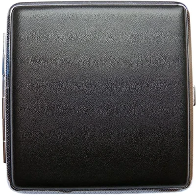 Image of King Size Leather Cigarette Case For 20 Cigarettes