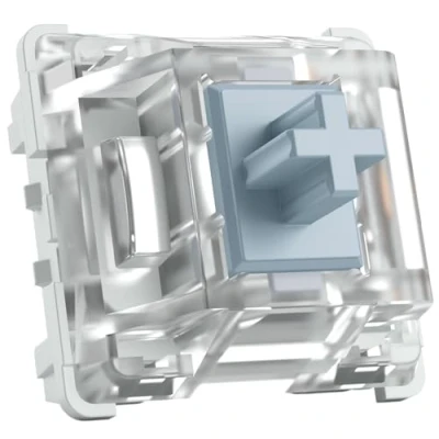 Image of Glorious Gaming 120x Kailh Mechanical Keyboard Switches (Speed Silver) Linear &amp; Fast, 40g Actuation Force, Speed Switches, 3 Pin Mount, SMD LED Compatible Silver