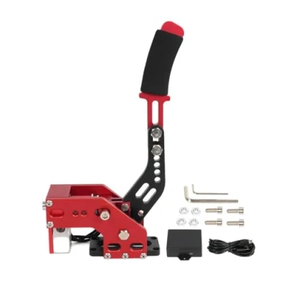 Image of MUGE Racing PC USB Handbrake, Weighing Pressure Handbrake,For SIM Games G25/G27/G29/G295/T300/T500 Red