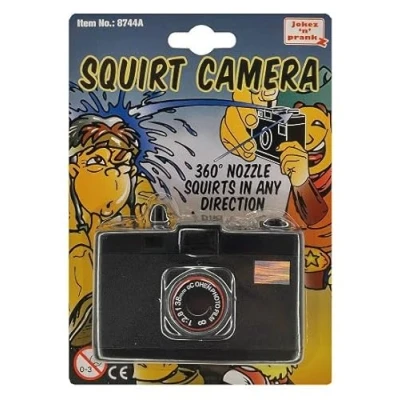 Image of Squirt Camera Retro Classic Water Squirting Jokes Gag Trick Practical Joke