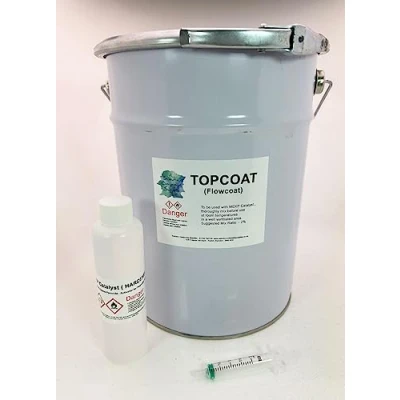 Image of Swindon Composite Supplies : Gelcoat Repair White Topcoat, Flowcoat, Flo Coat, Top Coat Lloyds Approved Marine Craft (5000g Pack)