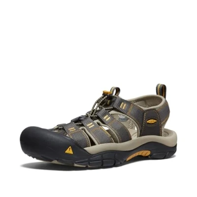 Image of KEEN Men&#039;s Newport H2 Sandal, Raven Aluminum, 13 UK
