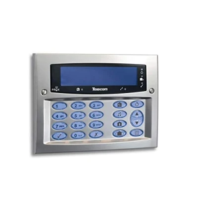 Image of Texecom Premier Elite Satin Chrome Flush Mount Keypad DBD 0123 Fast Delivery