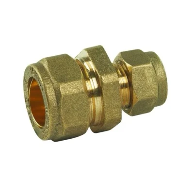 Image of Plumbright Compression Straight Reducing Coupling 15mm x 8mm P901.17