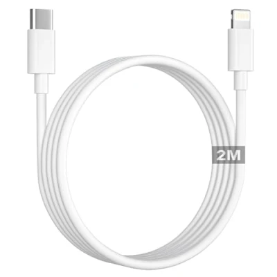 Image of iphone Charger cable 2M [MFi Certified], USB C to Lightning Charging Fast Wire i Phone Lead Cord for Apple 14 13 12 11 Pro Max X XS XR 8 Plus,iPad,AirPods