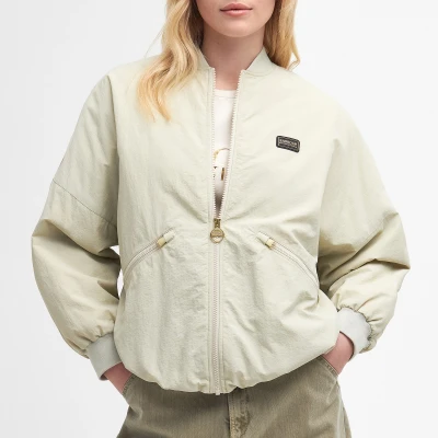 Image of Barbour International Mansell Shell Bomber Jacket UK 14