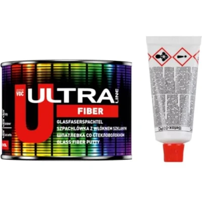 Image of Novol ULTRA FIBER Fibreglass Body Filler REINFORCED Glass Putty HIGH STRENGTH Car 450G with hardener Autobody Refinish Paint Automotive Repair