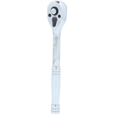 Image of BRILLIANT TOOLS BT021995 3/8 Inch Reversible Ratchet with Metal Handle [Powered by KS Tools] 200 mm