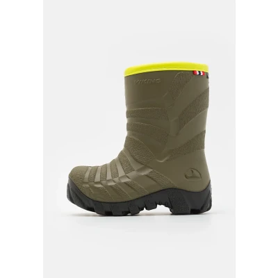 Image of Viking Ultra Unisex Winter boots for kids, Size: 12.5K, Khaki/black Pu