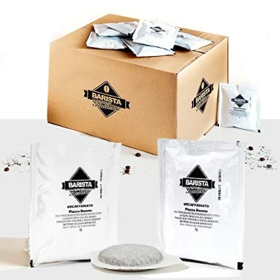 Image of BaristaItaliano UK 80 ESE Coffee Paper Pods 44mm (DECAF, Sachets)