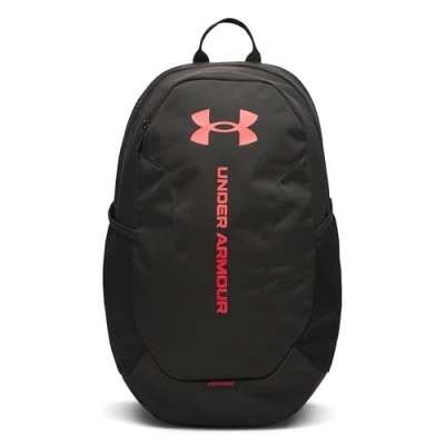 Image of Under Armour UA Hustle Lite Backpack Black / Racer Red OSFM