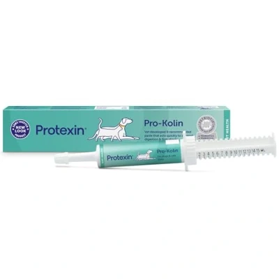Image of Protexin Pro Kolin for dogs and cats Probiotic paste to support the gut 15ml + Syringe