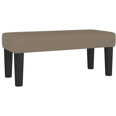 Image of vidaXL Bench Taupe 70x30x30 cm Fabric