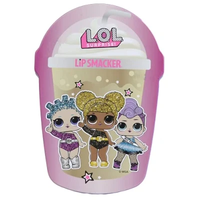 Image of LOL Vanilla Frappe Cup 4PC Lip Balm Tin, assorted flavour Set for Kids, Trendy and Sparkling Tin Box with balms Girls, Gift Girls